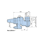 HMC32 Type Highly Versatile ø32 Milling Chuck Is Used Straight Collets Allow The Use Of Tools With Various Diameters - Big-tools Industrial Supply Tools for Metal Cutting